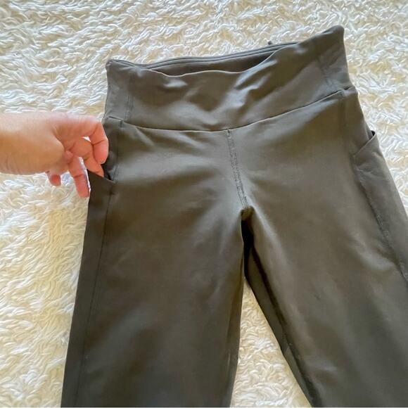 Lululemon Pace Rival Crop *22"Dark Olive Size 4 - Picture 6 of 10
